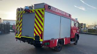 Купить пожарную машину Mercedes-Benz 1124 AF / 4X4 / GERMAN TRUCK / WATERTANK 2400 LITER+POMP / GOOD - Изображение 4 | Autoline TM Пожарная машина Mercedes-Benz 1124 AF / 4X4 / GERMAN TRUCK / WATERTANK 2400 LITER+POMP / GOOD | Изображение 4 - Autoline