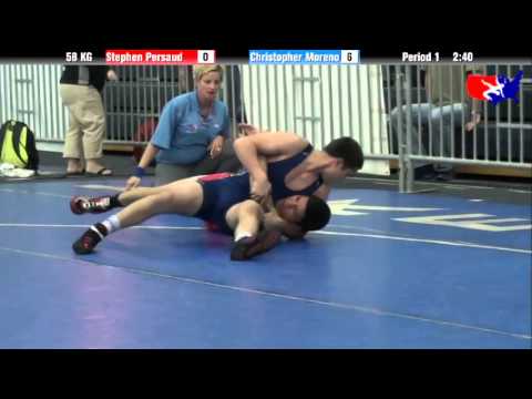 Stephen Persaud vs. Christopher Moreno at 2013 ASICS FILA Cadet Nationals - GR