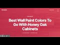 Best Wall Paint Colors To Go With Honey Oak Cabinets - WhoSpilled