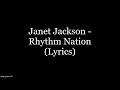 Janet Jackson - Rhythm Nation (Lyrics HD)