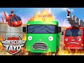 Fire Rescue Compilation Frank And Rescue Tayo Save The Day Firefighter Story For Kids