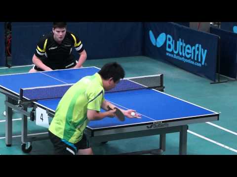 Dimitrij Ovtcharov vs. Eugene Wang Zhen, 2012 LA Open Table Tennis Tournament, 15:11:24