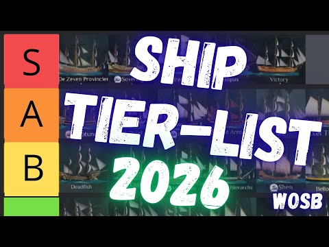 TIER-LIST OF SHIPS FOR 2026 | WORLD OF SEA BATTLE