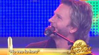 El ex-Sin Bandera Noel Schajris canta &quot;No veo la hora&quot; (Reyes del Show PERU 19-12-09)