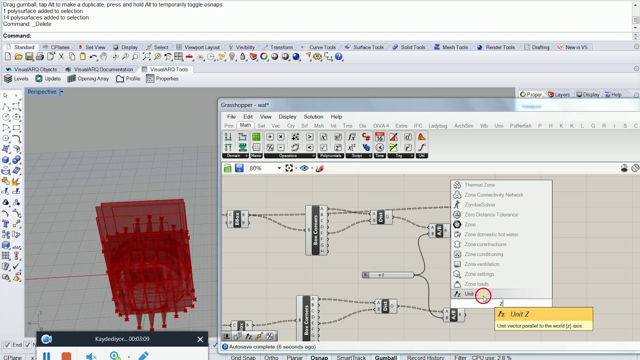 Grasshopper rhino tutorial waffle architecture
