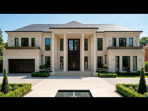 Building a Luxury Mansion Time-Lapse: From Empty Lot to Dream Home + Tour