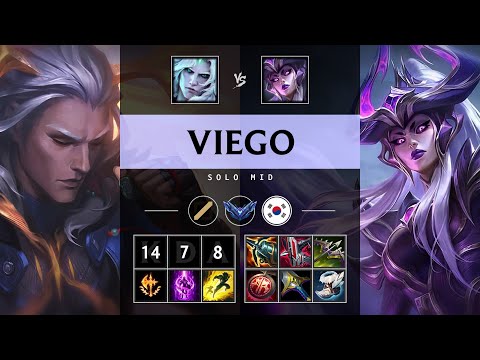 Viego Mid vs Syndra: Pentakill, Godlike - KR Diamond Patch 14.24