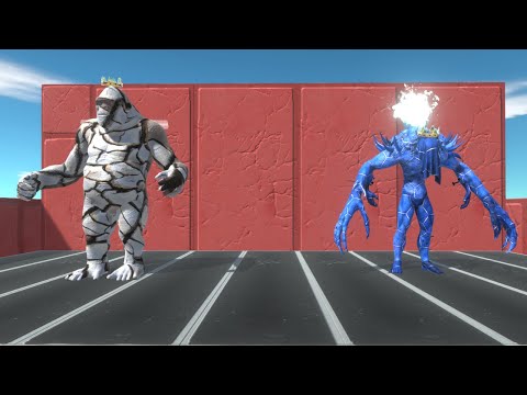 King Scourge VS King Goro In Impossible Maze - animal revolt battle simulator | ARBS SIMULATOR