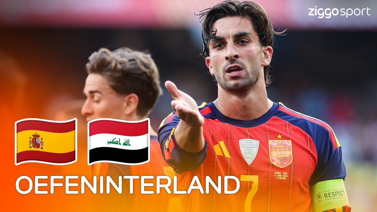 GEWELDIGE GOAL VAN IRAK ZORGT VOOR PROBLEMEN BIJ SPANJE!!💥| Spanje vs Irak | Oefenwedstrijd