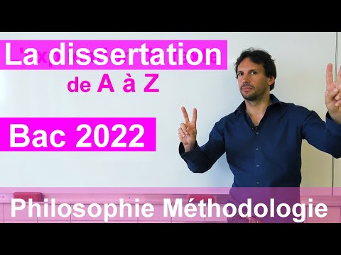 Méthode dissertation bac philo