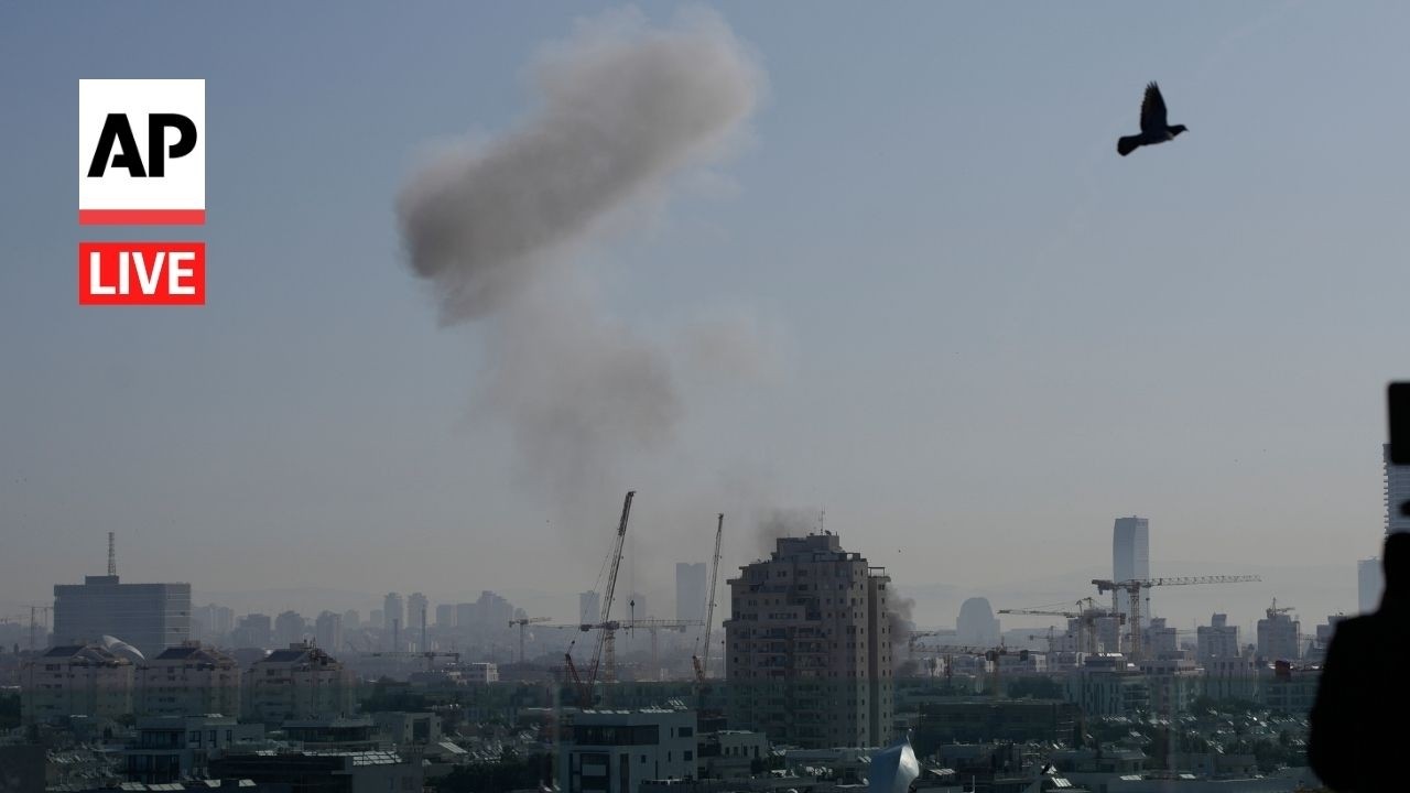Video | LIVE: Tel Aviv and Jerusalem skyline as Iran war continues