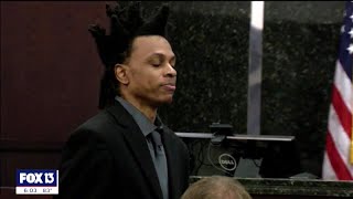 'You stabbed me,' boy tells father at double-murder trial video