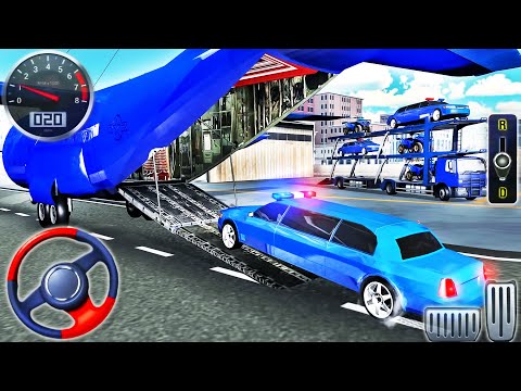 Transporting Police Car Simulator - Limousine Transporter Driver Cargo Vehicle - Android GamePlay #2