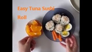 How I cook sushi/Easy Tuna Sushi Roll 【海外生活】これが美味しんだよね ツナロール #1