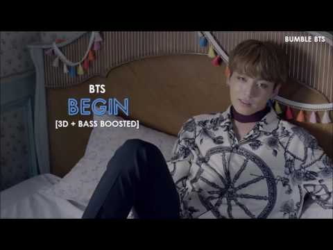 [3D+BASS BOOSTED] BTS (방탄소년단) JUNGKOOK - BEGIN (HAN/ROM/ENG) | bumble.bts