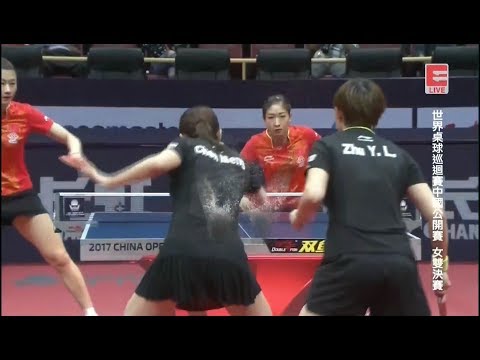 2017 China Open (WD-Final) DING Ning/LIU Shiwen Vs CHEN Meng/ZHU Yuling [Full Match/Chinese|HD1080p]