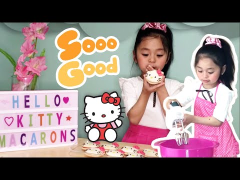 Hello Kitty Macaron Party Treats | Easy Macaron Recipe