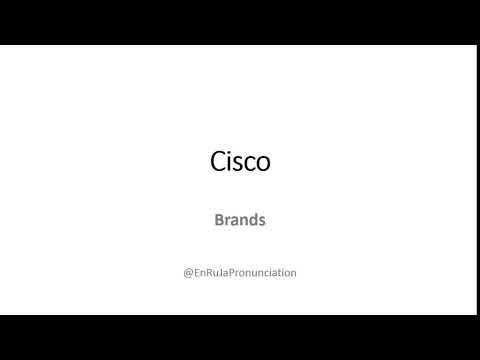How To Pronounce Cisco