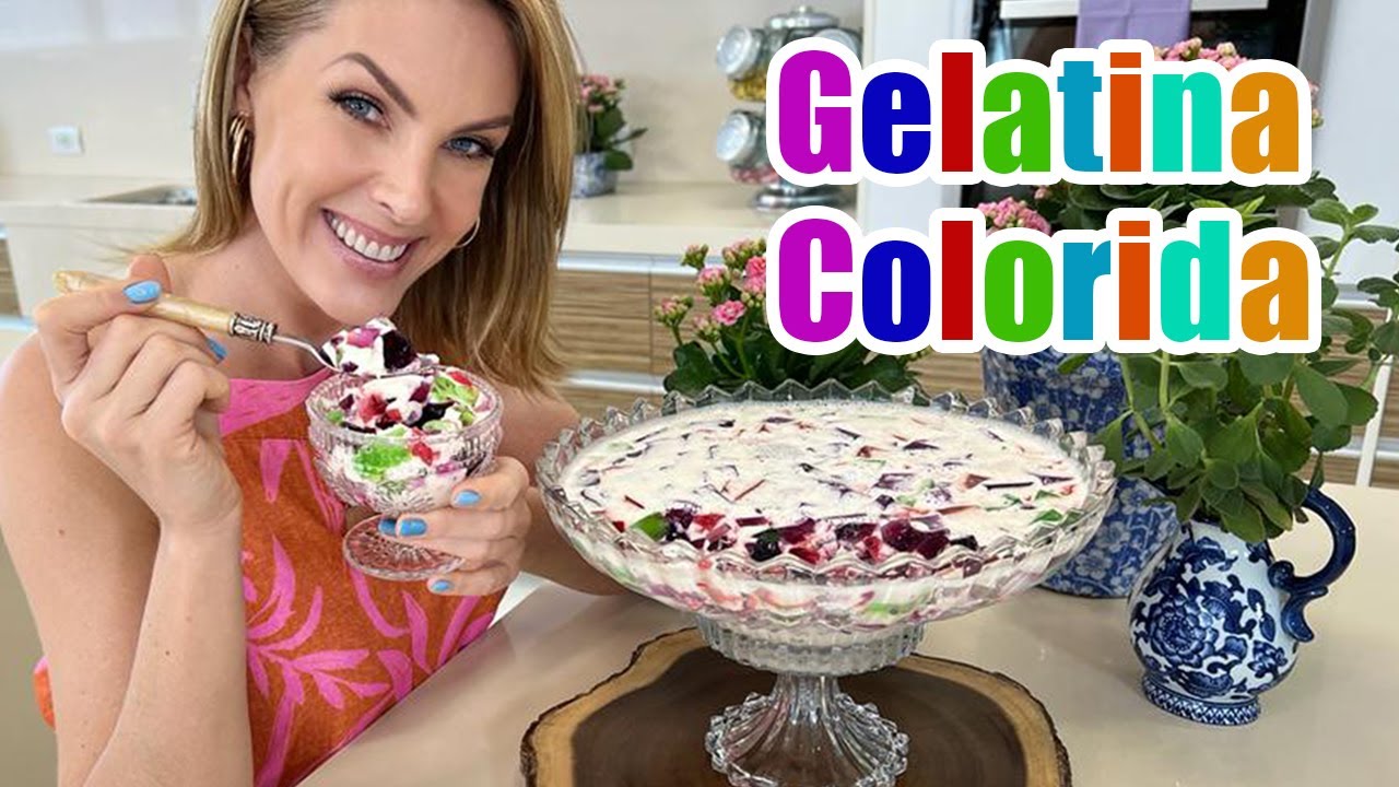 RECEITA NOSTÁLGICA DE GELATINA COLORIDA  | COZINHANDO EM FAMÍLIA