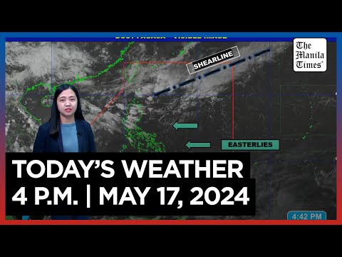 Today's Weather, 4 P.M. May 17, 2024