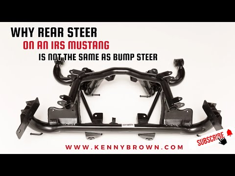 Kenny Explains Why Rear Steer on an IRS Mustang is not the Same as Bump Steer