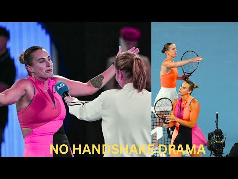ARYNA SABALENKA REACTS TO ELINA SVITOLINA HANDBSHAKE SNUB AT AUSTRALIAN OPEN 2026