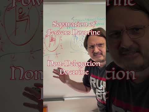 Separation of Powers and how we got here.