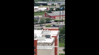 AERIAL VIDEO: Damage left behind after storms rip through Florence, KY