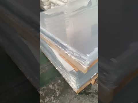 5MM thick double-sided hardened transparent #polycarbonate sheet
