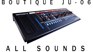 Video thumbnail for Roland Boutique JU-06 - ALL SOUNDS Part I. by onegoestofour