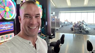 My First Time Playing Slots at the Las Vegas Airport 🛫