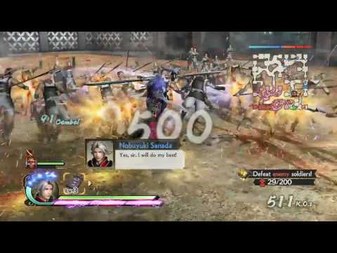 Samurai Warriors 4 - All Objectives - Legend of the Takeda - Battle of Kawanakajima