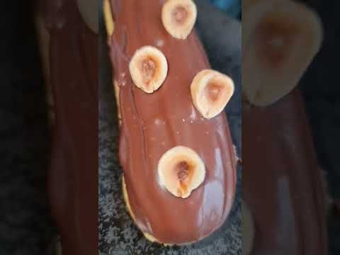 VERY YUMMY CHOCOLATE ECLAIR #chocolate #food #shorts