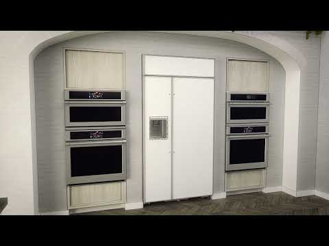 Monogram Side-by-Side Refrigerator Installation