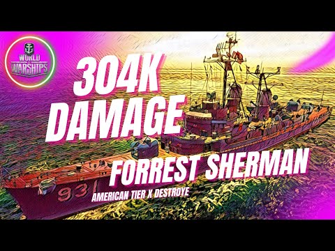 The Hunter's Edge: Tactical Brilliance with Forrest Sherman Destroyer World of Warships #gaming