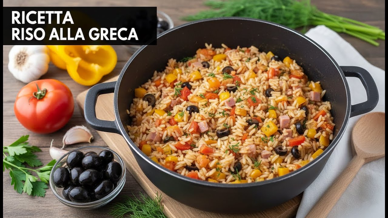 Come fare il RISO ALLA GRECA - Arroz à grega