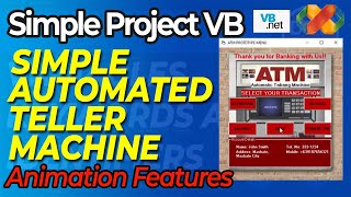 Download the video "Automated Teller Machine (Simple ATM Simulation) VB6 Visual Basic Projects and Demos"