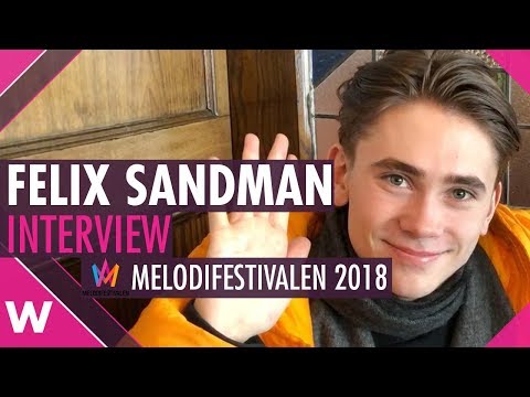FELIX SANDMAN "Every Single Day" | Melodifestivalen SF4 Örnsköldsvik (Interview)
