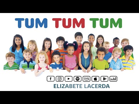 Elizabete Lacerda 🎵 TUM TUM TUM 💚💛🩵 (Música Espírita Infantil)