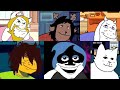 Asgore Running Over Dess But It S Everyone Deltarune