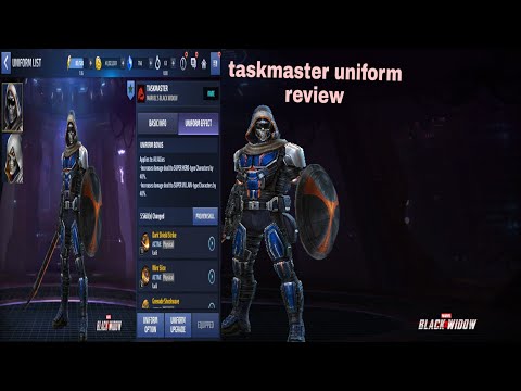 Taskmaster uniform review, marvel future fight