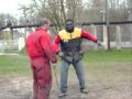 Dmitry Fatin and Herve Mavuanga, training homme d'attaque french ring (part1)