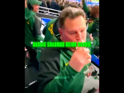Rassie Erasmus Being Rassie 😂🇿🇦 #rugby #edit #viralvideo #springboks #rassieerasmus