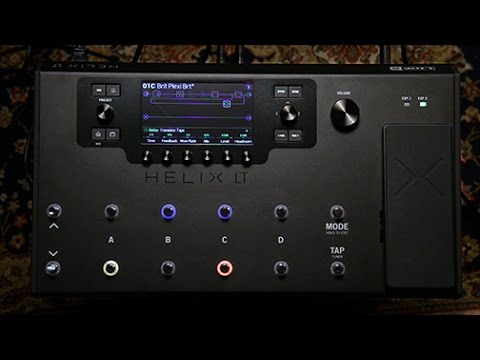 Line 6 Helix LT Guitar Processor Demo