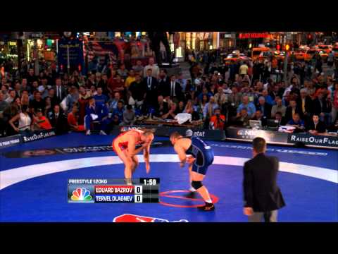 2012 Beat the Streets - 120KG - Tervel Dlagnev (USA) vs Eduard Bazrov (RUS)
