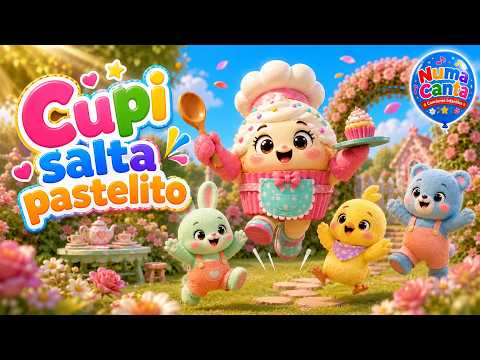 Cupi salta pastelito 🧁 Canción infantil para bailar, saltar y moverse