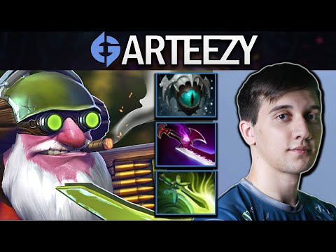 Sniper Dota 2 Gameplay EG.Arteezy with 21 Kills and Skadi-Butterfly - TI12