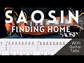 Saosin- Finding Home Cover (Guitar Tabs On Screen)