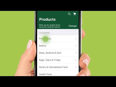 How to shop with the Woolworths App