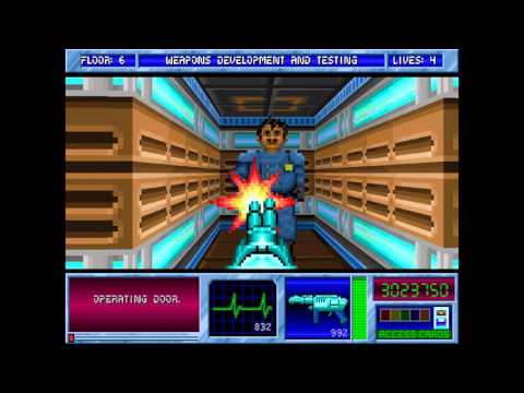 Blake Stone Aliens of Gold HD - E2M6 Weapons Develepment and Testing - Veteran - All Secrets